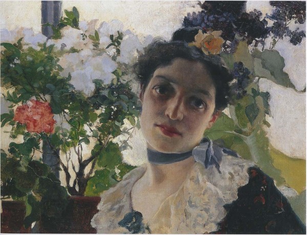 Portrait of Clothilde by Joaquin Sorolla